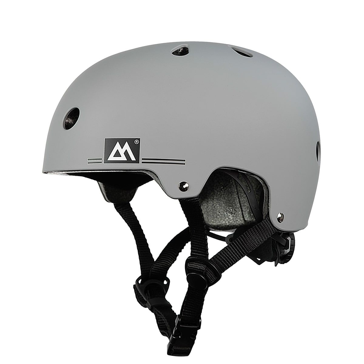 Kids Skate Helmet (Matte Gray)