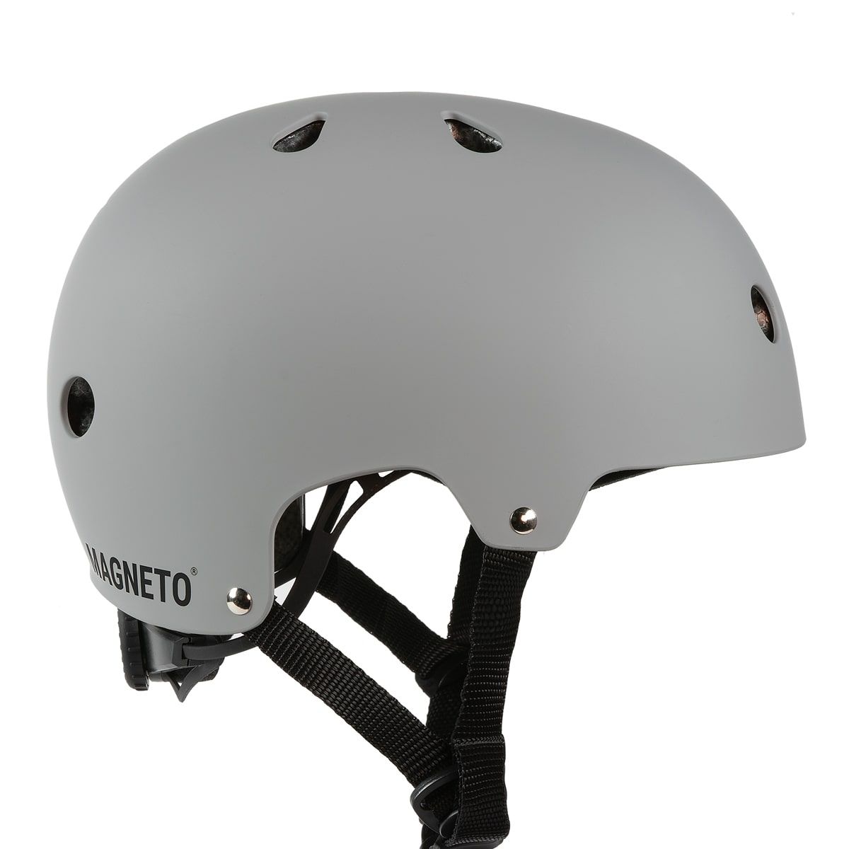 Kids Skate Helmet (Matte Gray)
