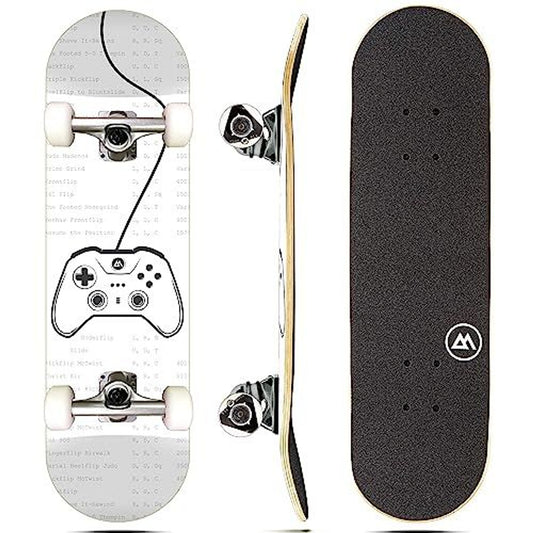 Cruiser Skateboard -  Maple Wood - Video Game