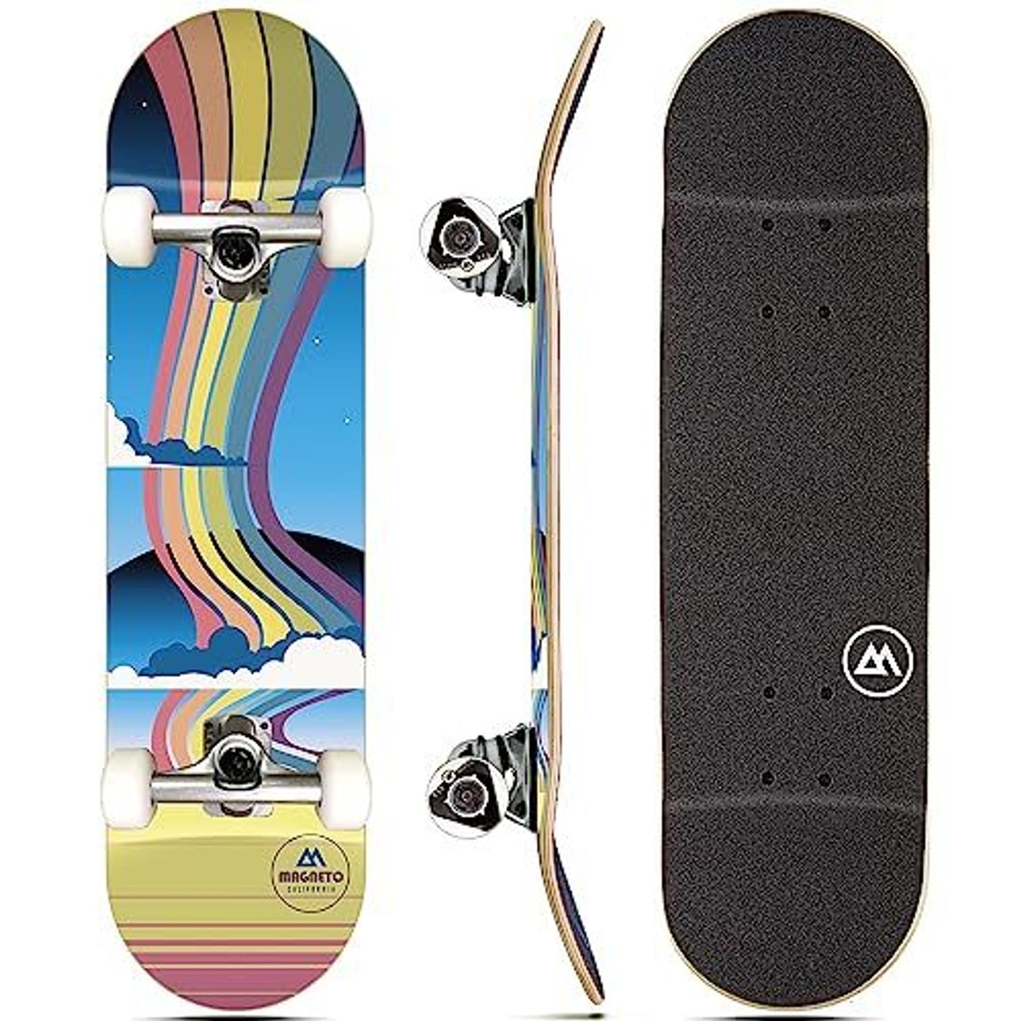 Cruiser Skateboard -  Maple Wood - Rainbow