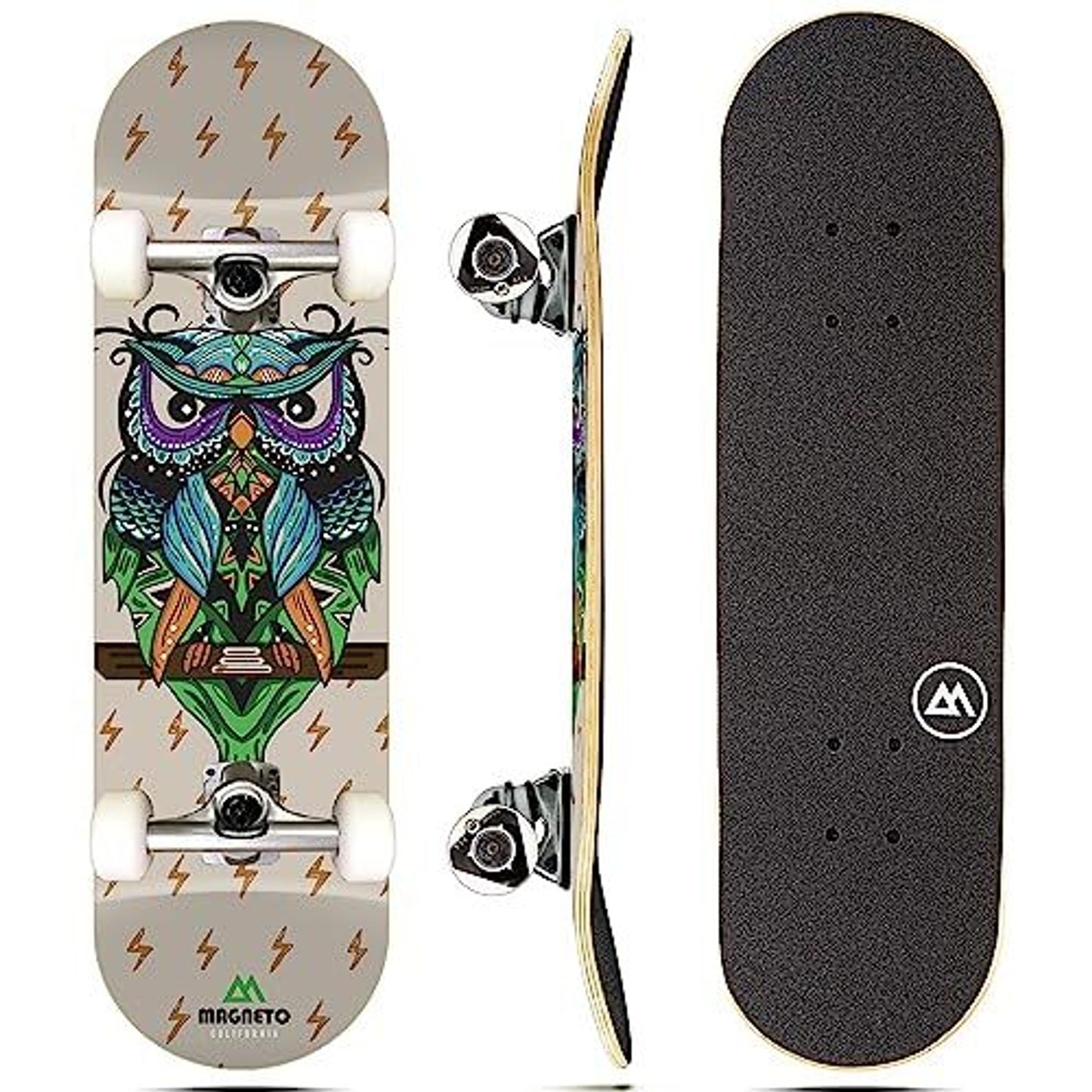 Cruiser Skateboard -  Maple Wood - Owl