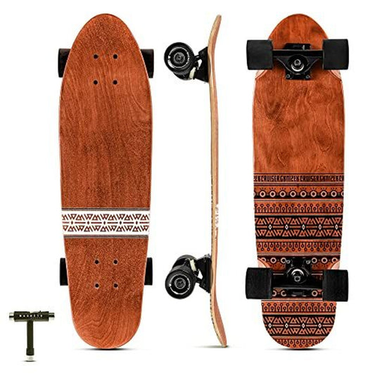 Complete Skateboard - 27.5" x 7.5" - Tribal