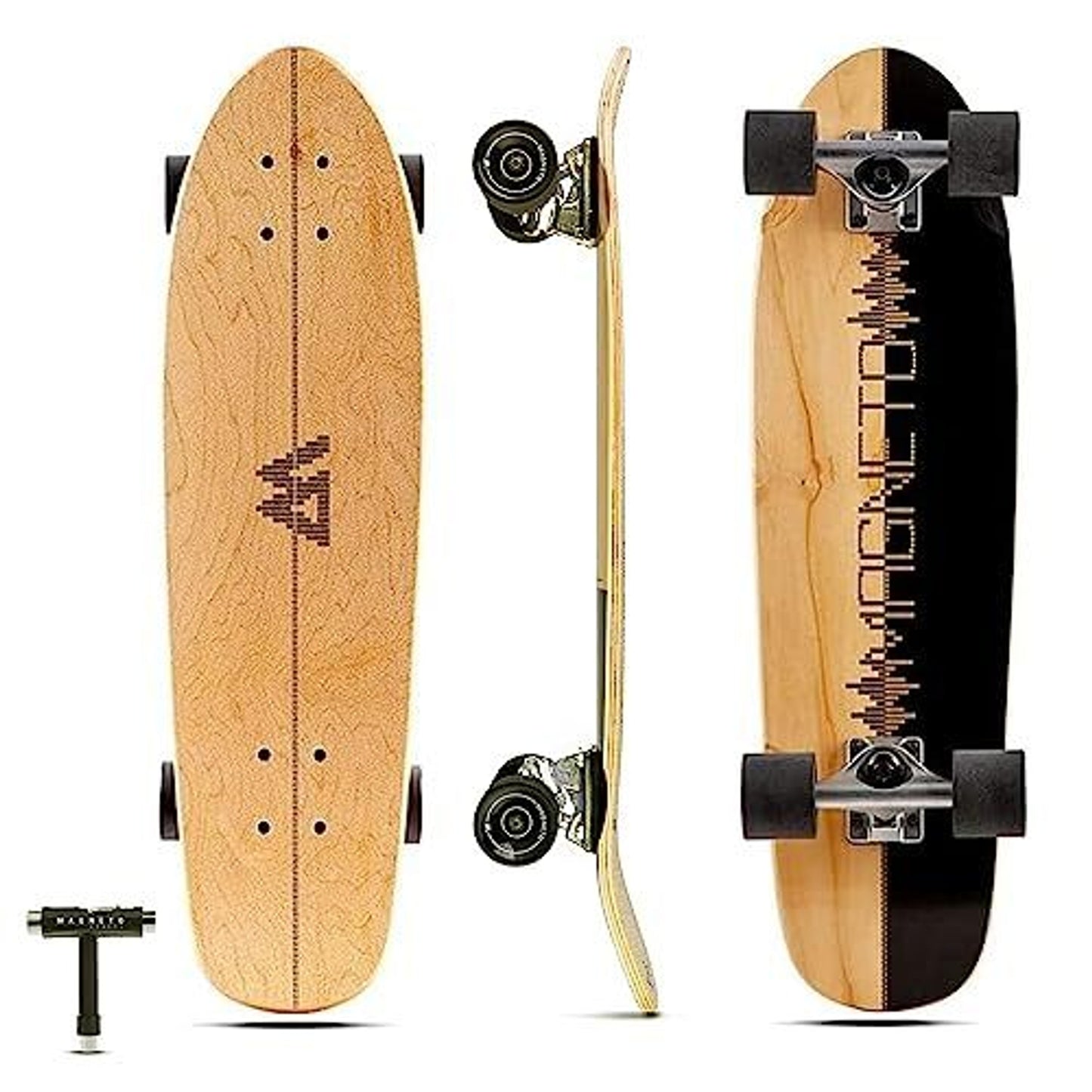 Complete Skateboard - 27.5" x 7.5" - Music