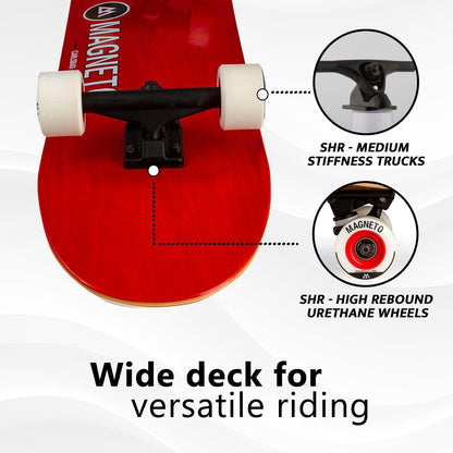 SUV Skateboard - 31" x 8.5" - Red